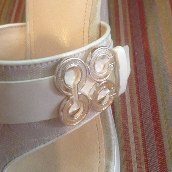 Coach white wedge heels - Picture 3 of 3